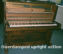 Overdamped upright action